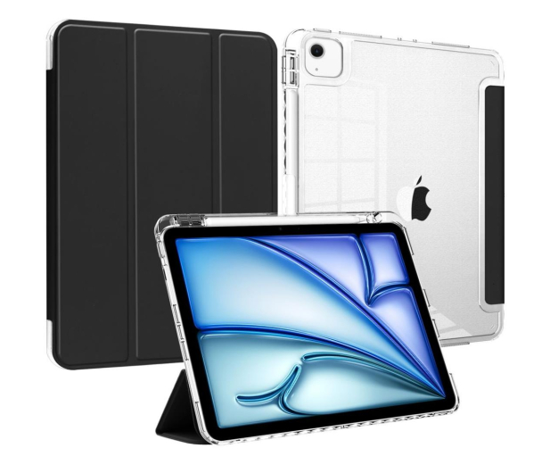 Tech-Protect SmartCase Pen Hybrid do iPad Air 13" Black/Clear - 1274642 - zdjęcie 2